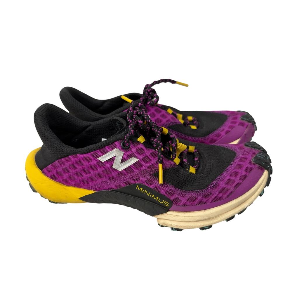 New Balance Minimus Trail Running V1 Shoes Women’s Size 8.5 B Purple Black